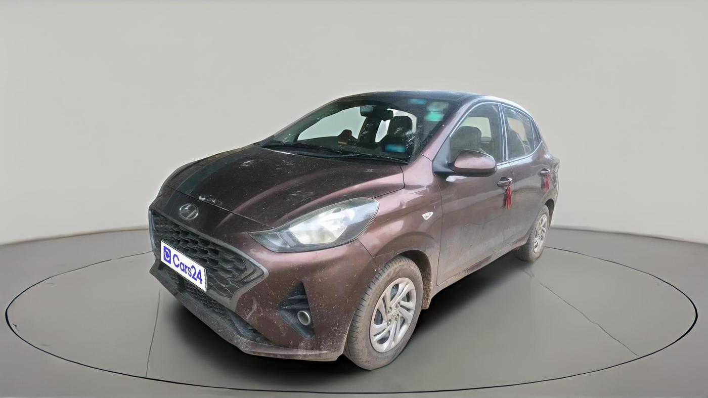 2020 Hyundai AURA S 1.2 CNG, CNG, Manual, 60,028 km, exterior