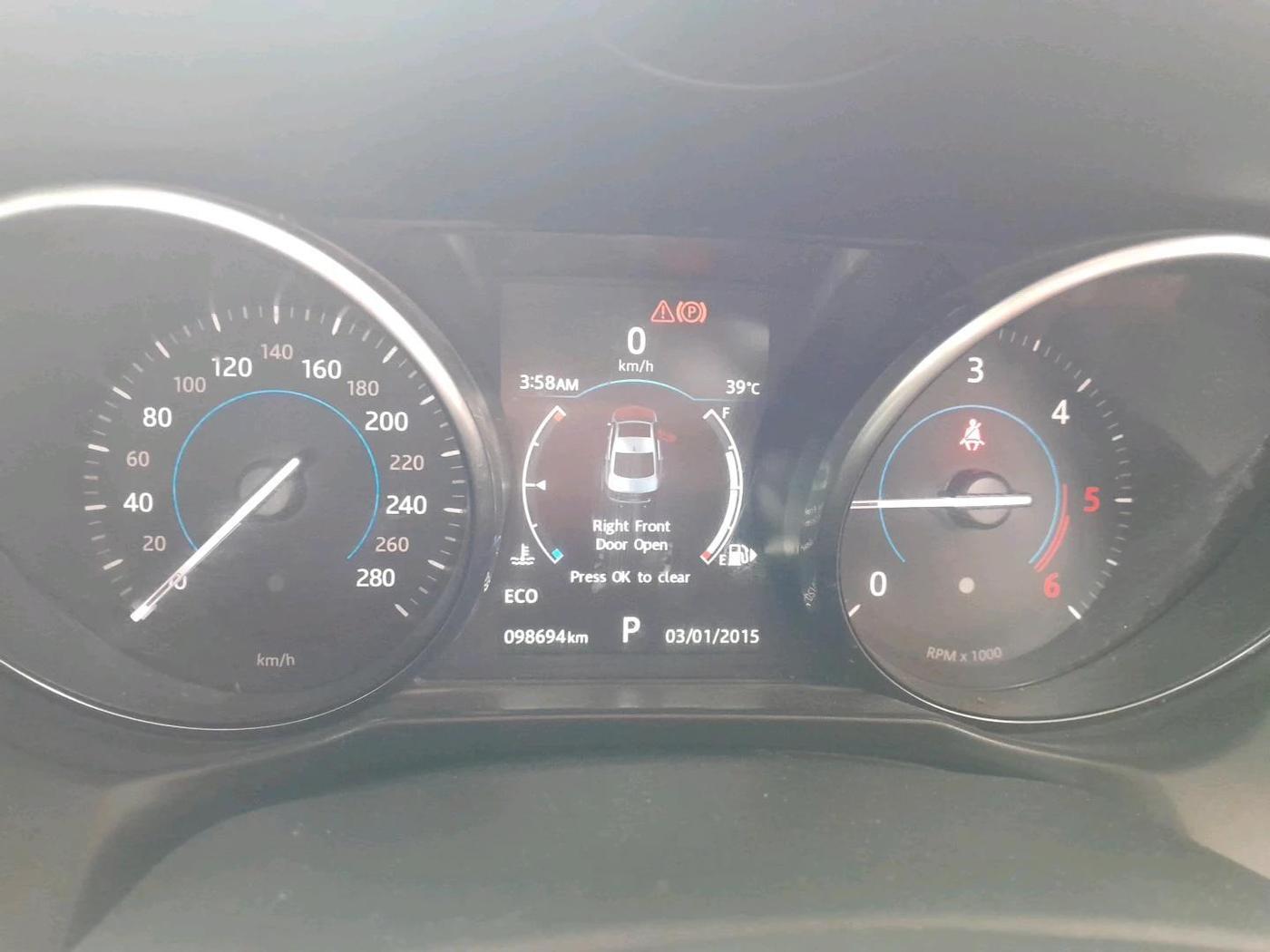 2016 Jaguar XF 2.0 DIESEL, Diesel, Automatic, 98,694 km, interior