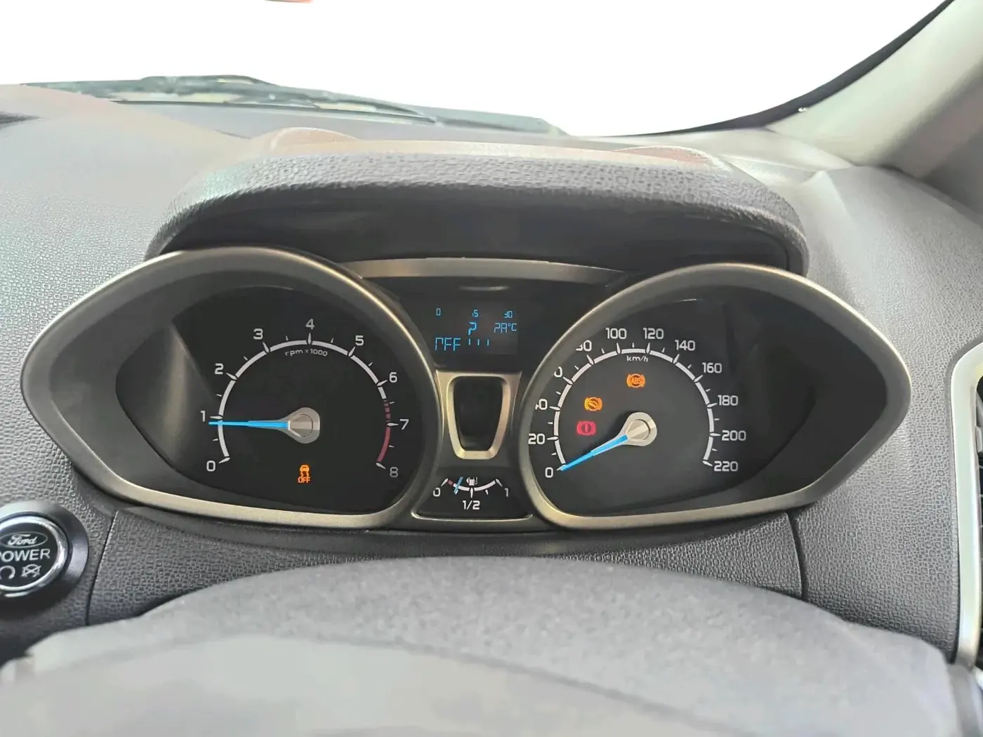 2016 Ford Ecosport TITANIUM 1.5L PETROL AT, Petrol, Automatic, 48,508 km, interior