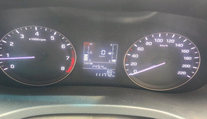 2015 Hyundai Creta  SX 1.6 Petrol , Petrol, Manual, 1,11,772 km, interior