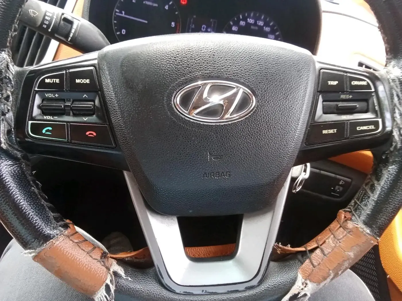 2017 Hyundai Creta E PLUS 1.4 DIESEL, Diesel, Manual, 94,543 km, interior