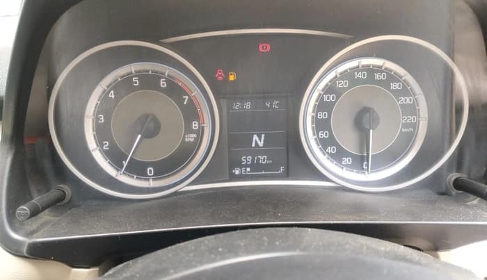 2019 Maruti Dzire ZXI PLUS AMT, Petrol, Automatic, 59,170 km, interior