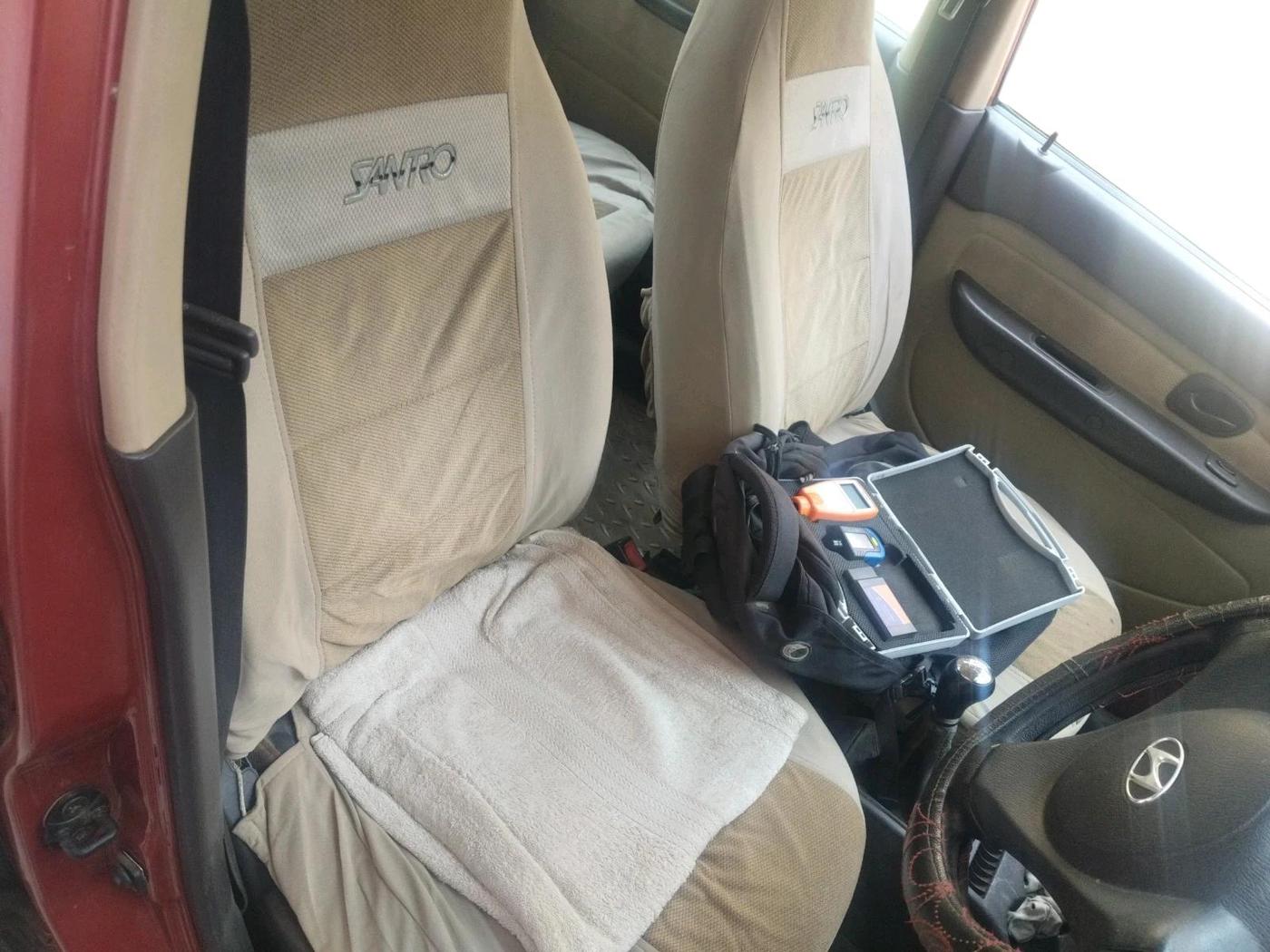 2012 Hyundai Santro Xing GL PLUS, Petrol, Manual, 55,519 km, interior
