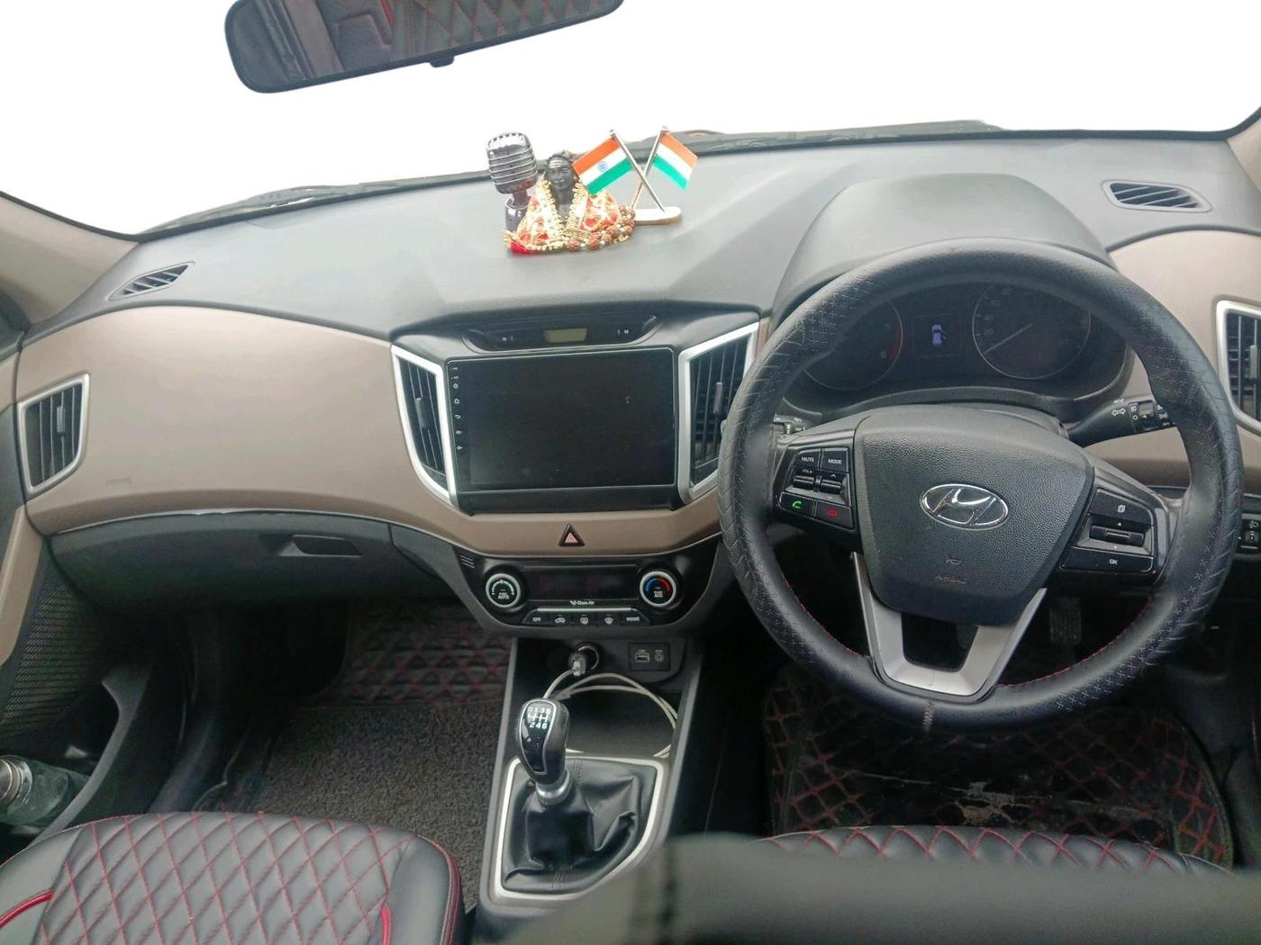 2017 Hyundai Creta SX (O) 1.6 DIESEL, Diesel, Manual, 88,282 km, interior