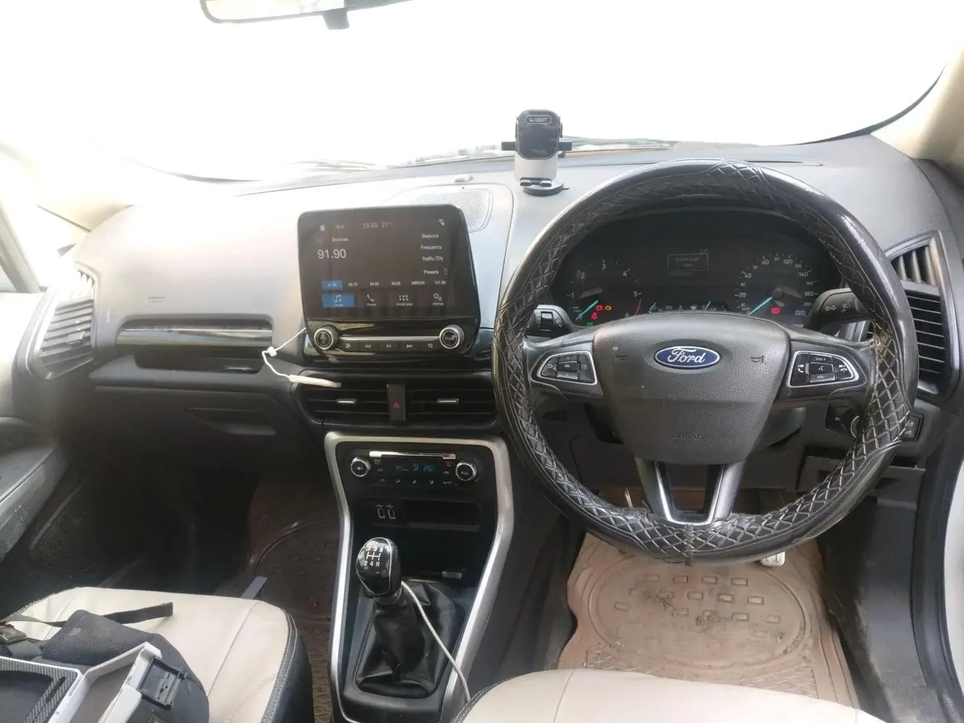 2018 Ford Ecosport TITANIUM 1.5L DIESEL, Diesel, Manual, 1,16,765 km, interior