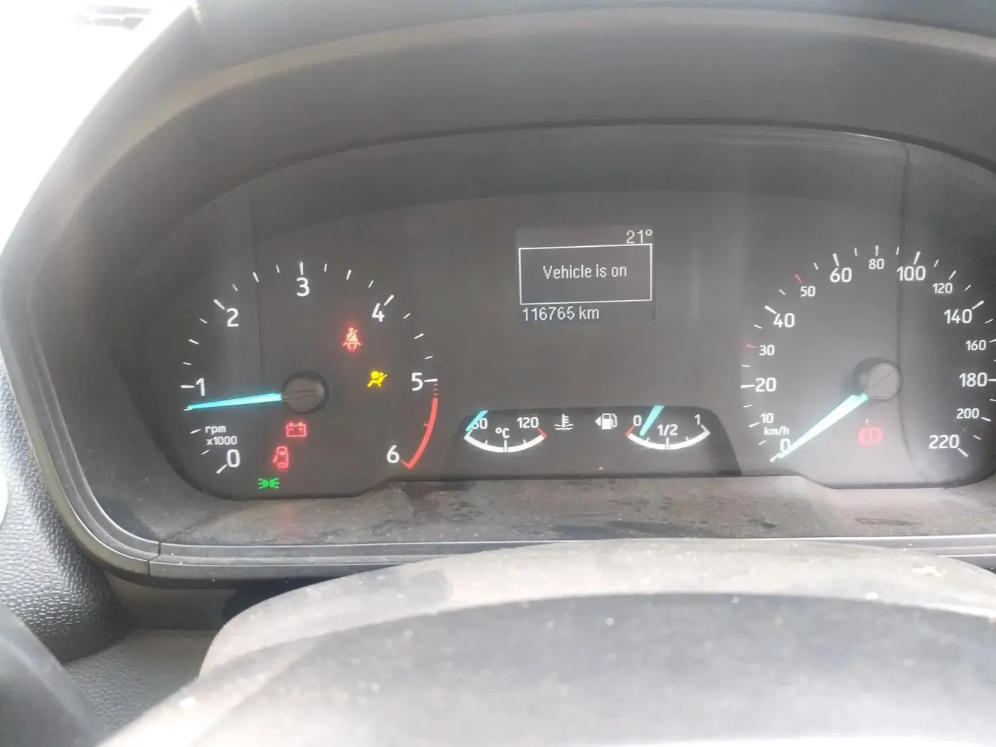 2018 Ford Ecosport TITANIUM 1.5L DIESEL, Diesel, Manual, 1,16,765 km, interior