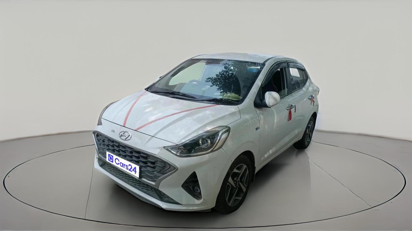 2020 Hyundai AURA SX PLUS 1.2 AMT CRDI, Diesel, Automatic, 68,457 km, exterior