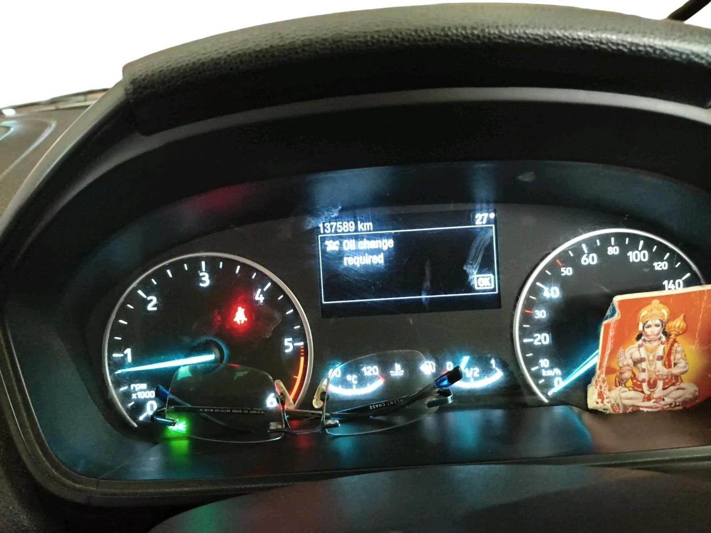 2020 Ford Ecosport TITANIUM 1.5L THUNDER EDTION DIESEL, Diesel, Manual, 1,37,589 km, interior