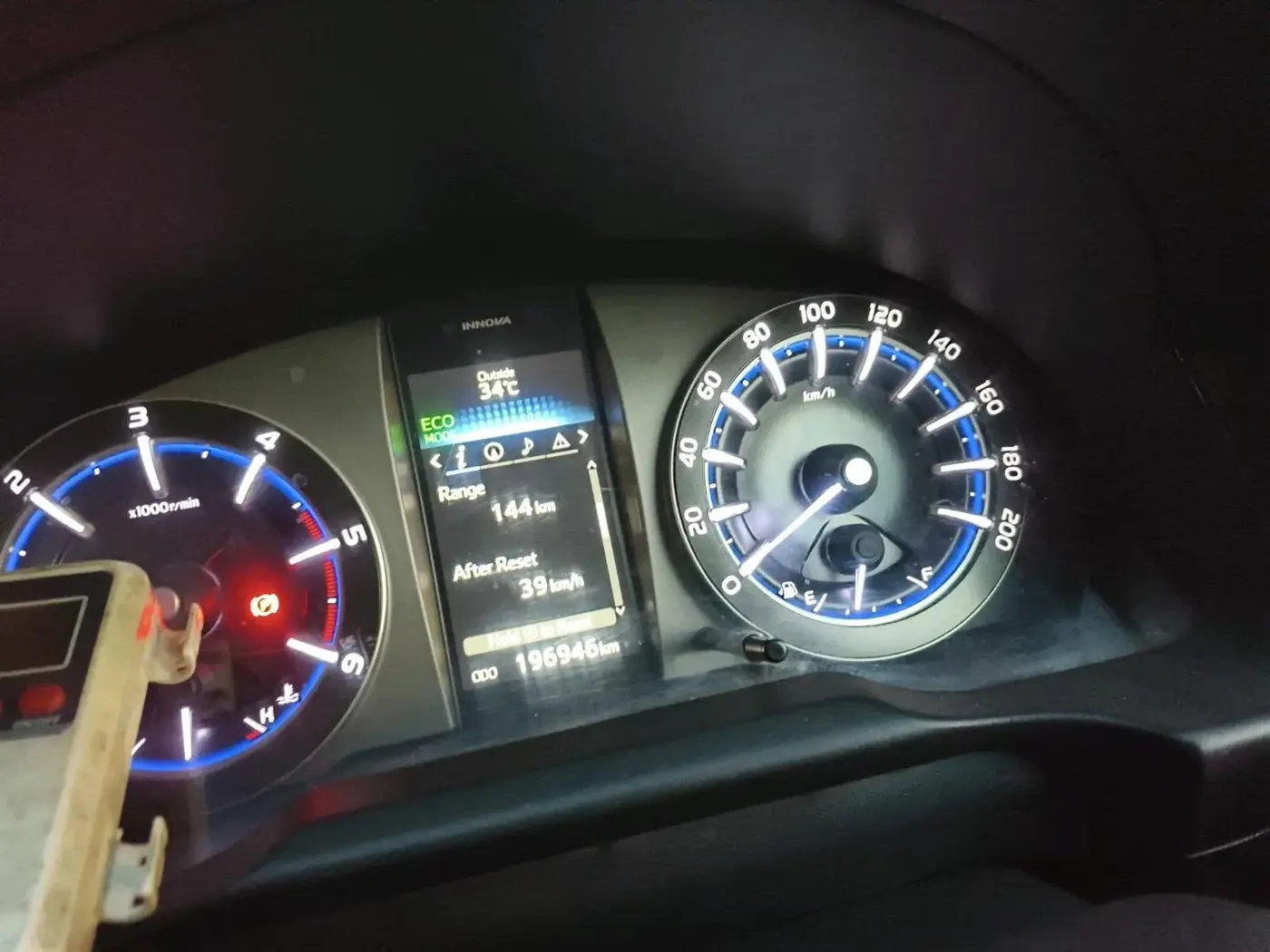 2019 Toyota Innova Crysta 2.4 VX 7 STR, Diesel, Manual, 1,96,946 km, interior