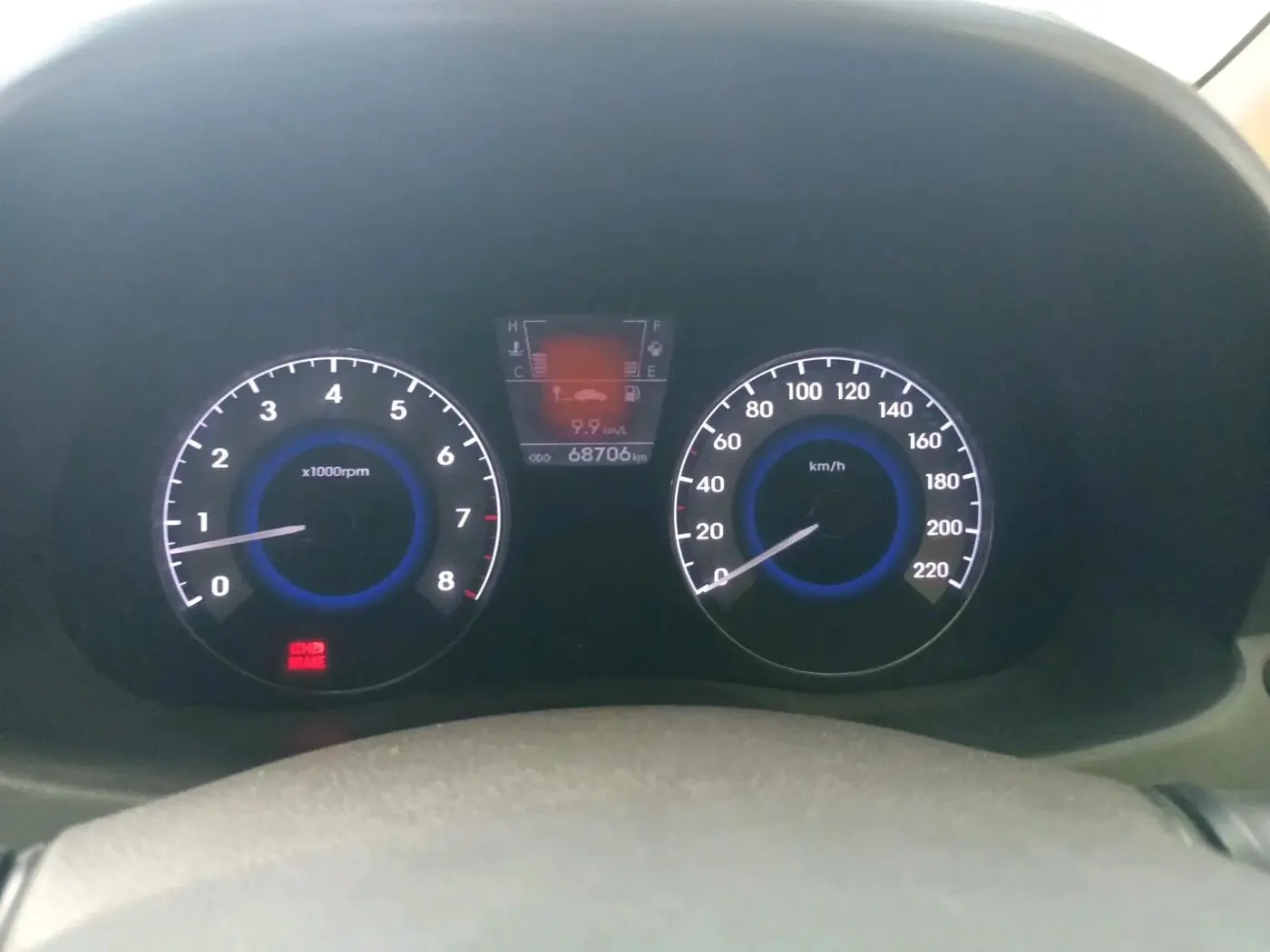 2012 Hyundai Verna FLUIDIC 1.6 VTVT SX, Petrol, Manual, 68,706 km, interior