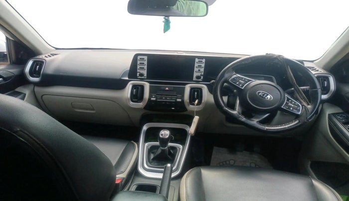 2020 KIA SONET HTX 1.0 IMT, Petrol, Manual, 96,435 km, interior