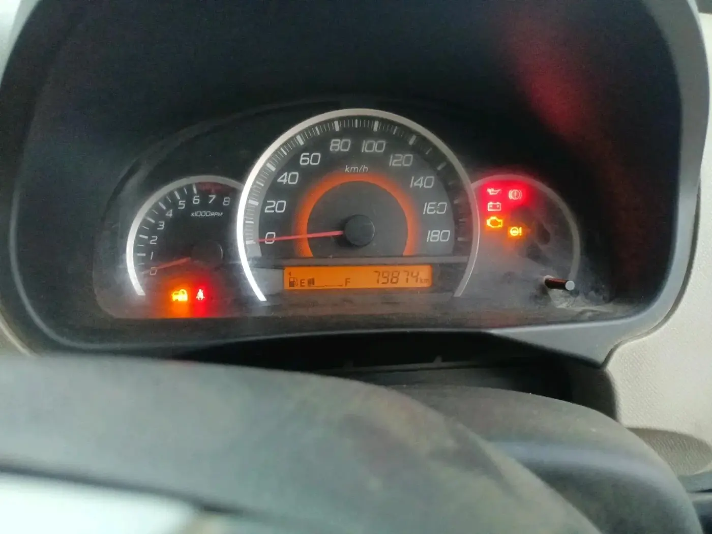 2014 Maruti Wagon R 1.0 VXI, CNG, Manual, 79,874 km, interior