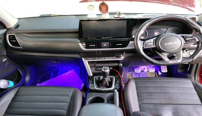 2021 KIA SELTOS GTX PLUS 1.4 PETROL, Petrol, Manual, 1,19,802 km, interior