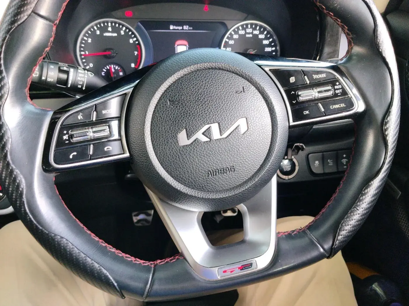 2021 KIA SELTOS GTX PLUS 1.4 PETROL, Petrol, Manual, 1,19,802 km, interior