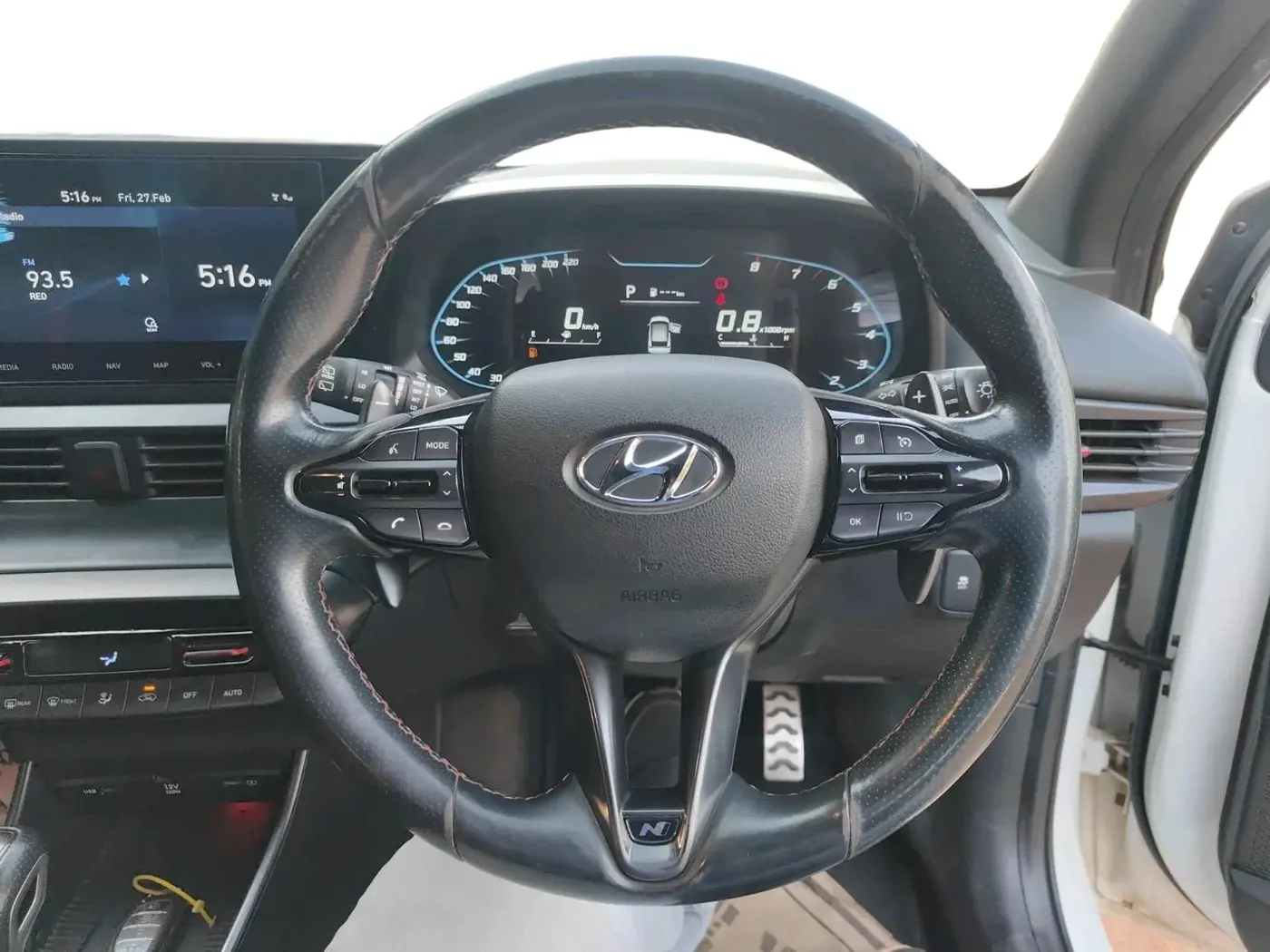 2021 Hyundai NEW I20 N LINE N8 1.0 TURBO GDI DCT, Petrol, Automatic, 39,242 km, interior