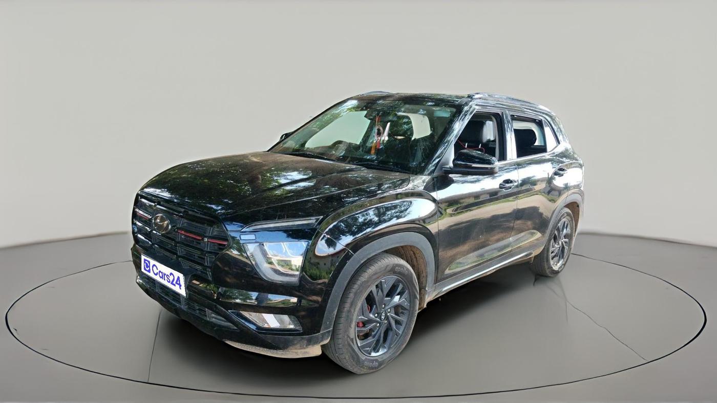 2023 Hyundai Creta SX (O) 1.5 Diesel AT Knight Edition, Diesel, Automatic, 48,999 km, exterior