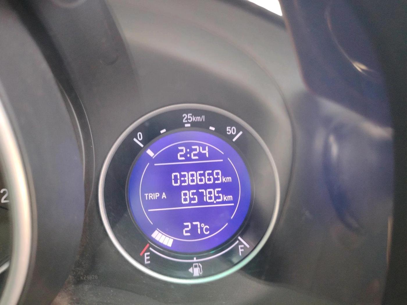 2017 Honda Jazz 1.2L I-VTEC V AT, Petrol, Automatic, 38,669 km, interior