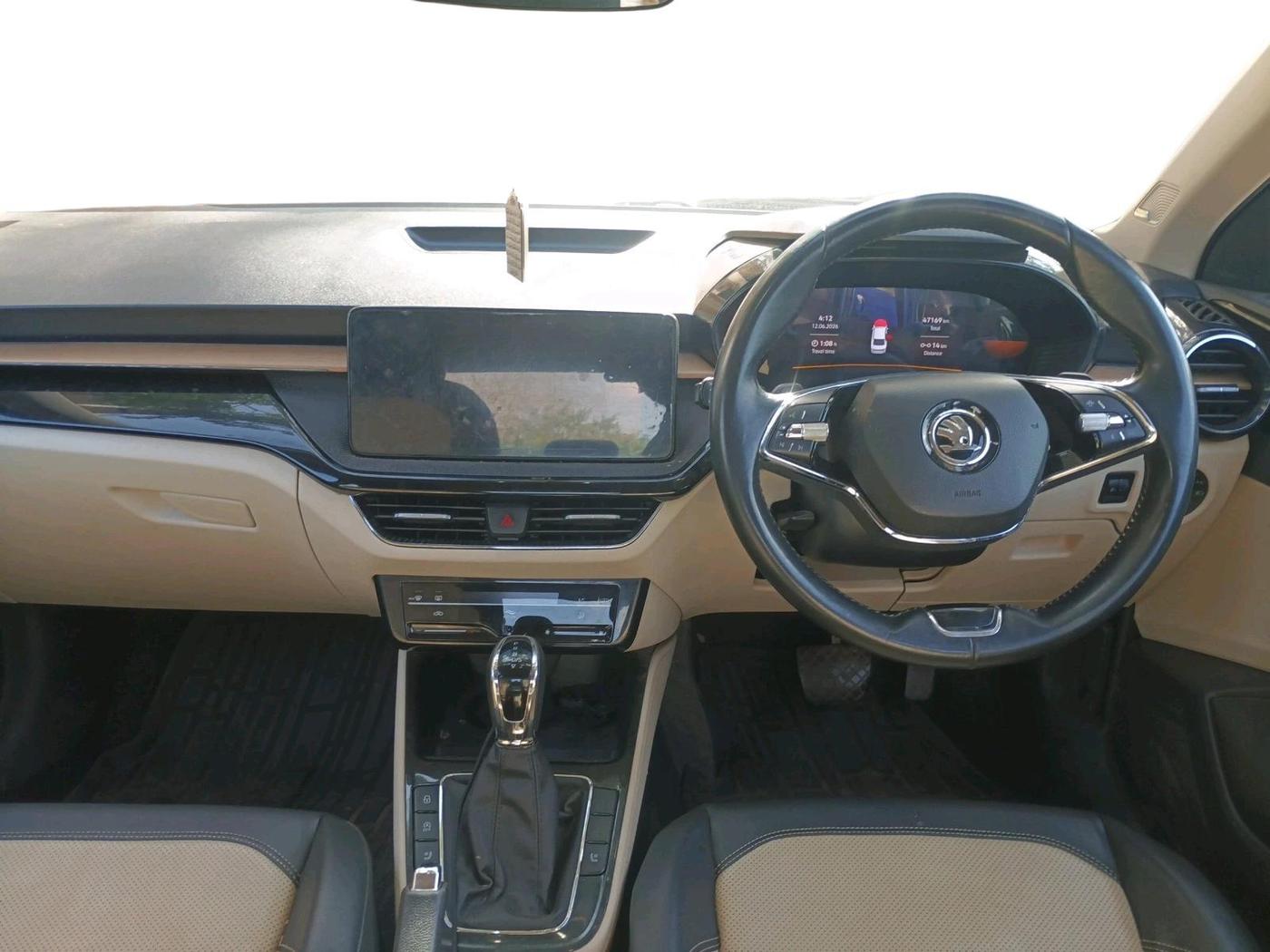 2022 Skoda SLAVIA STYLE 1.5L TSI DSG, Petrol, Automatic, 47,619 km, interior