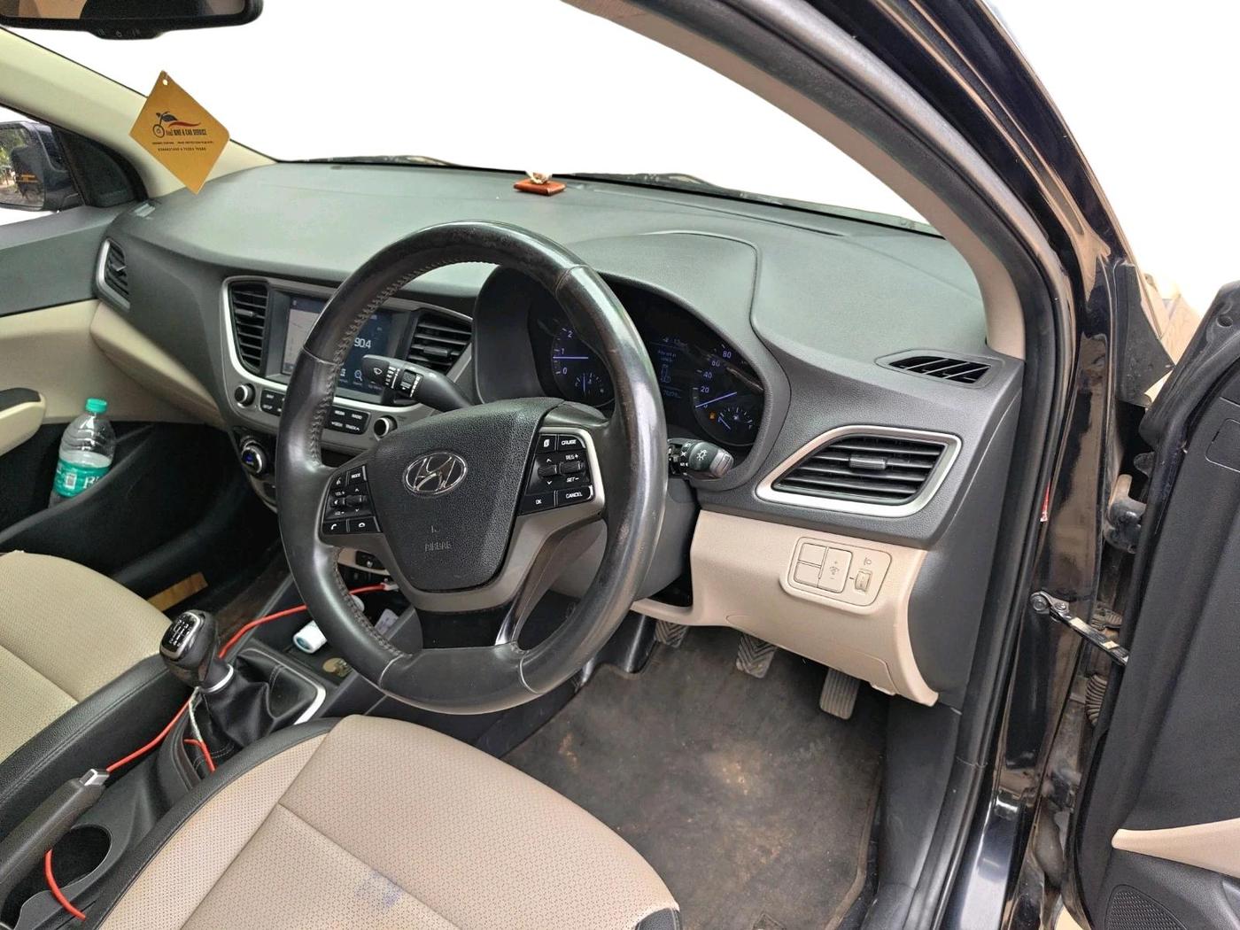 2018 Hyundai Verna 1.6 VTVT SX O, Petrol, Manual, 78,279 km, interior