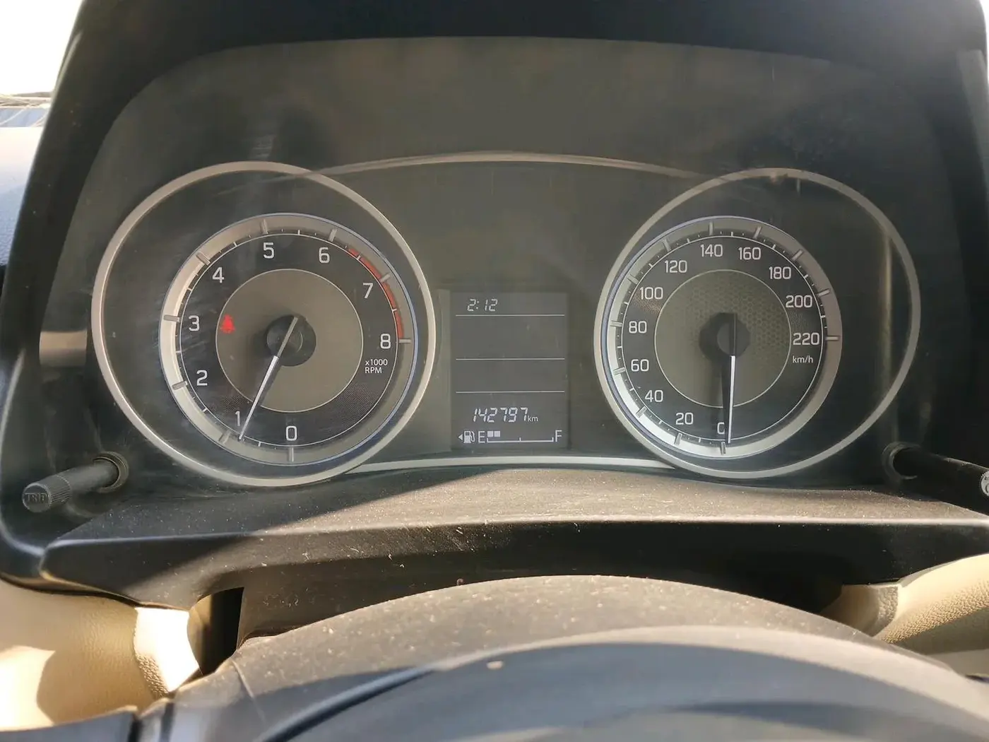 2018 Maruti Dzire VXI, CNG, Manual, 1,42,797 km, interior