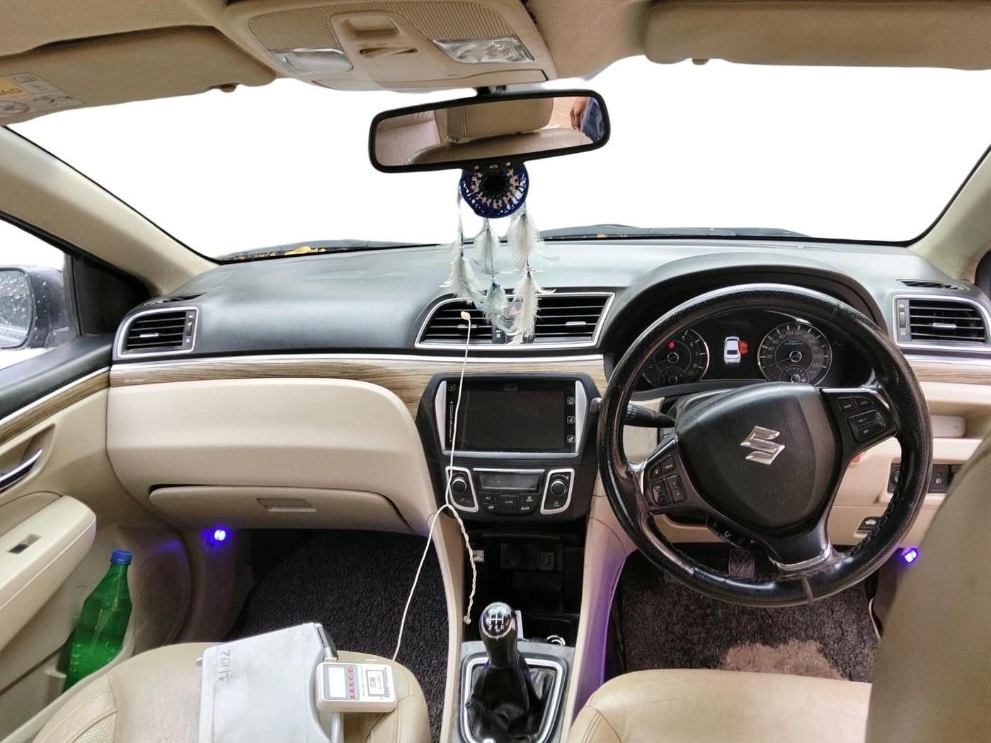 2019 Maruti Ciaz ALPHA 1.5 SHVS PETROL, CNG, Manual, 1,87,743 km, interior