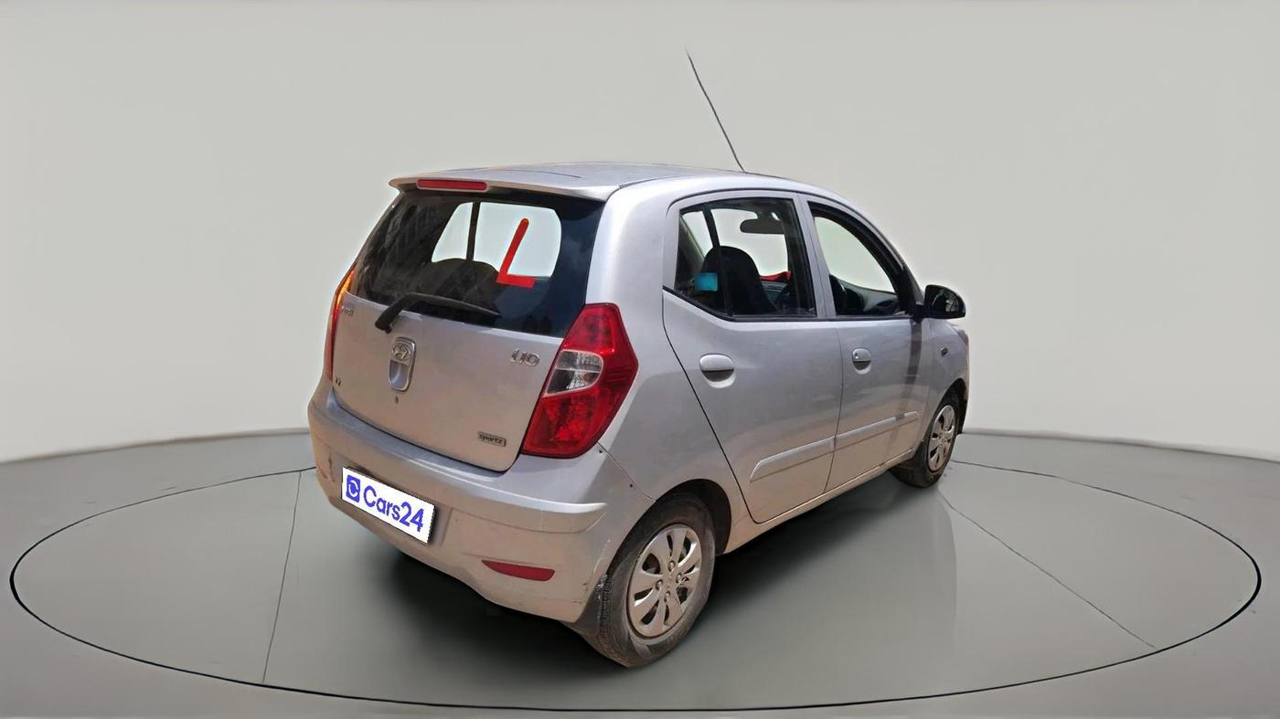 2011 Hyundai i10 SPORTZ 1.2, Petrol, Manual, 81,423 km, exterior