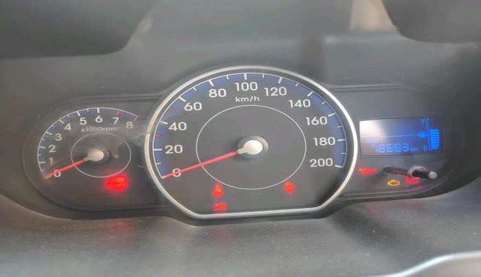 2013 Hyundai i10 SPORTZ 1.2, CNG, Manual, 78,683 km, interior