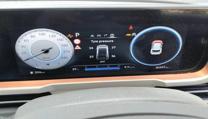 2025 Hyundai Creta Creta SX (O) 1.5 MPI IVT, Petrol, Automatic, 20,297 km, interior