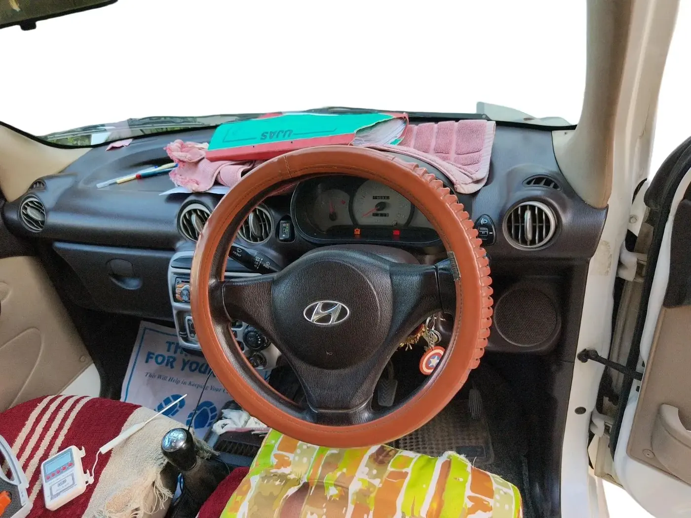 2013 Hyundai Santro Xing GL PLUS, CNG, Manual, 1,90,367 km, interior