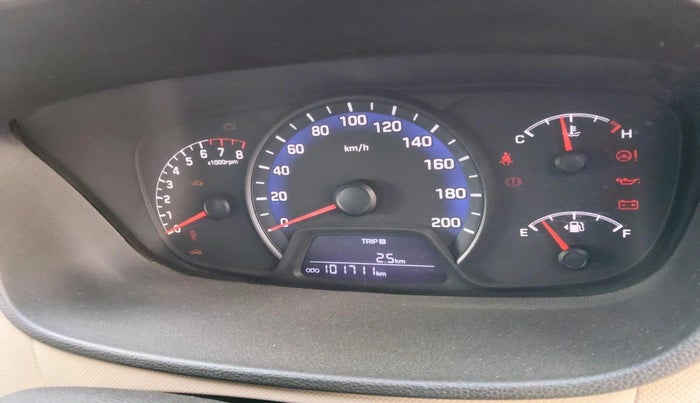 2014 Hyundai Xcent S 1.2, CNG, Manual, 1,01,711 km, interior