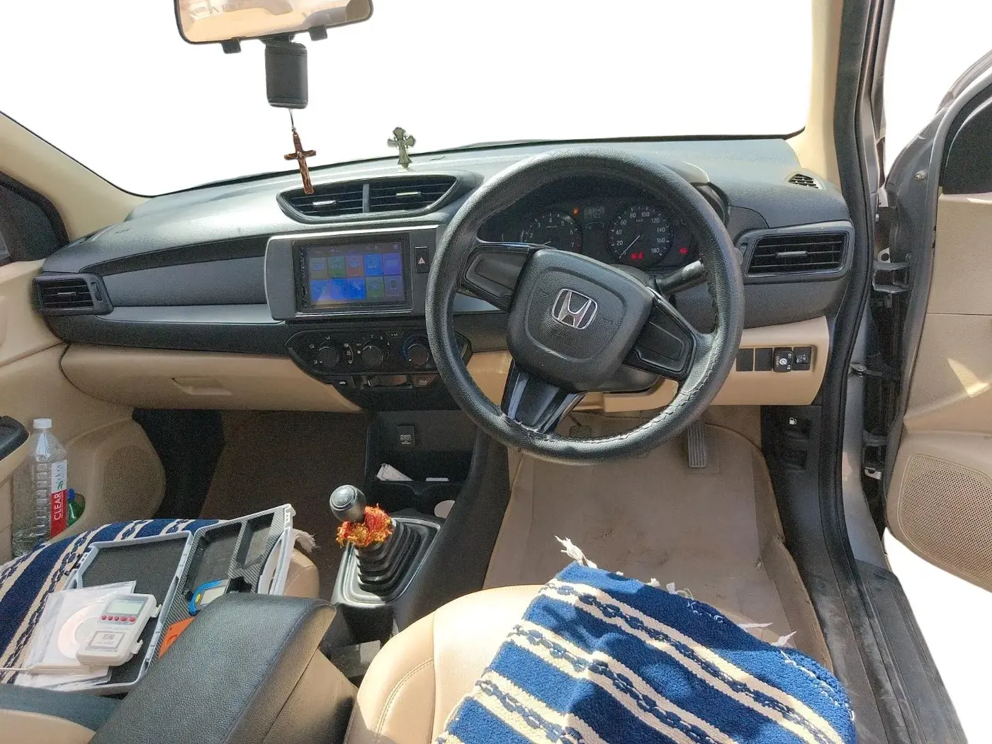 2020 Honda Amaze 1.2L I-VTEC E, CNG, Manual, 38,459 km, interior