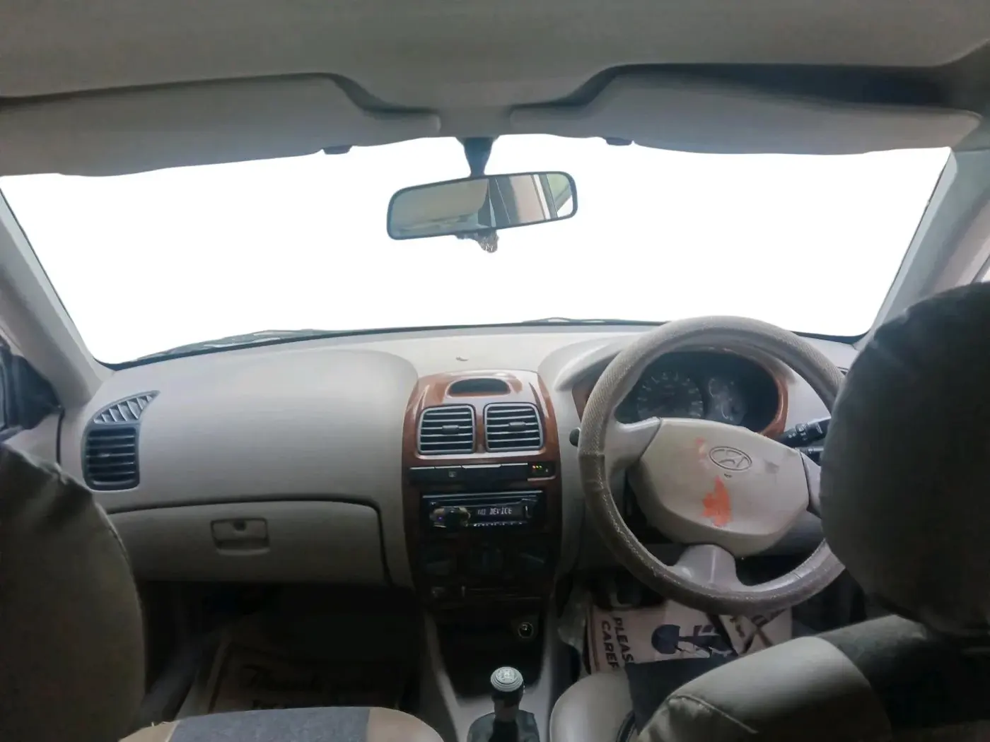 2012 Hyundai Accent EXECUTIVE, CNG, Manual, 1,35,295 km, interior