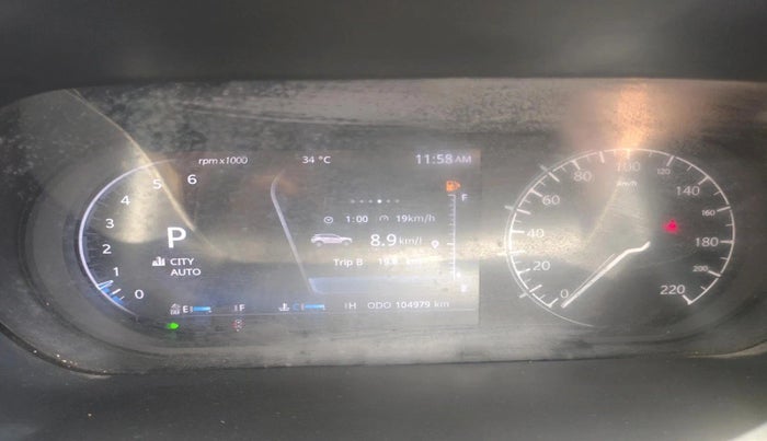 2021 Tata Harrier XZA 2.0L, Diesel, Automatic, 1,04,979 km, interior