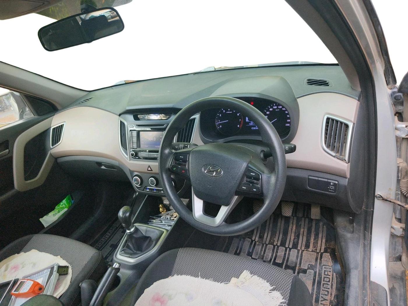 2016 Hyundai Creta S 1.6 PETROL, Petrol, Manual, 1,03,656 km, interior