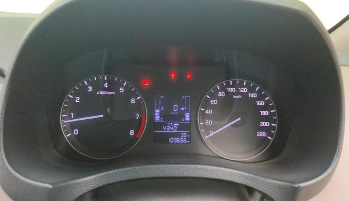2016 Hyundai Creta S 1.6 PETROL, Petrol, Manual, 1,03,656 km, interior