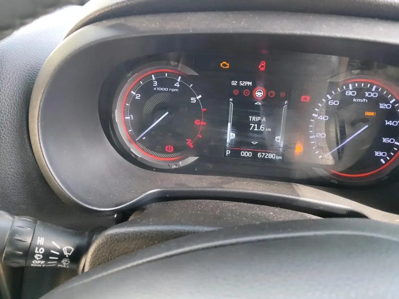 2021 Mahindra Thar LX PETROL HT 4WD AT, Petrol, Automatic, 67,280 km, interior
