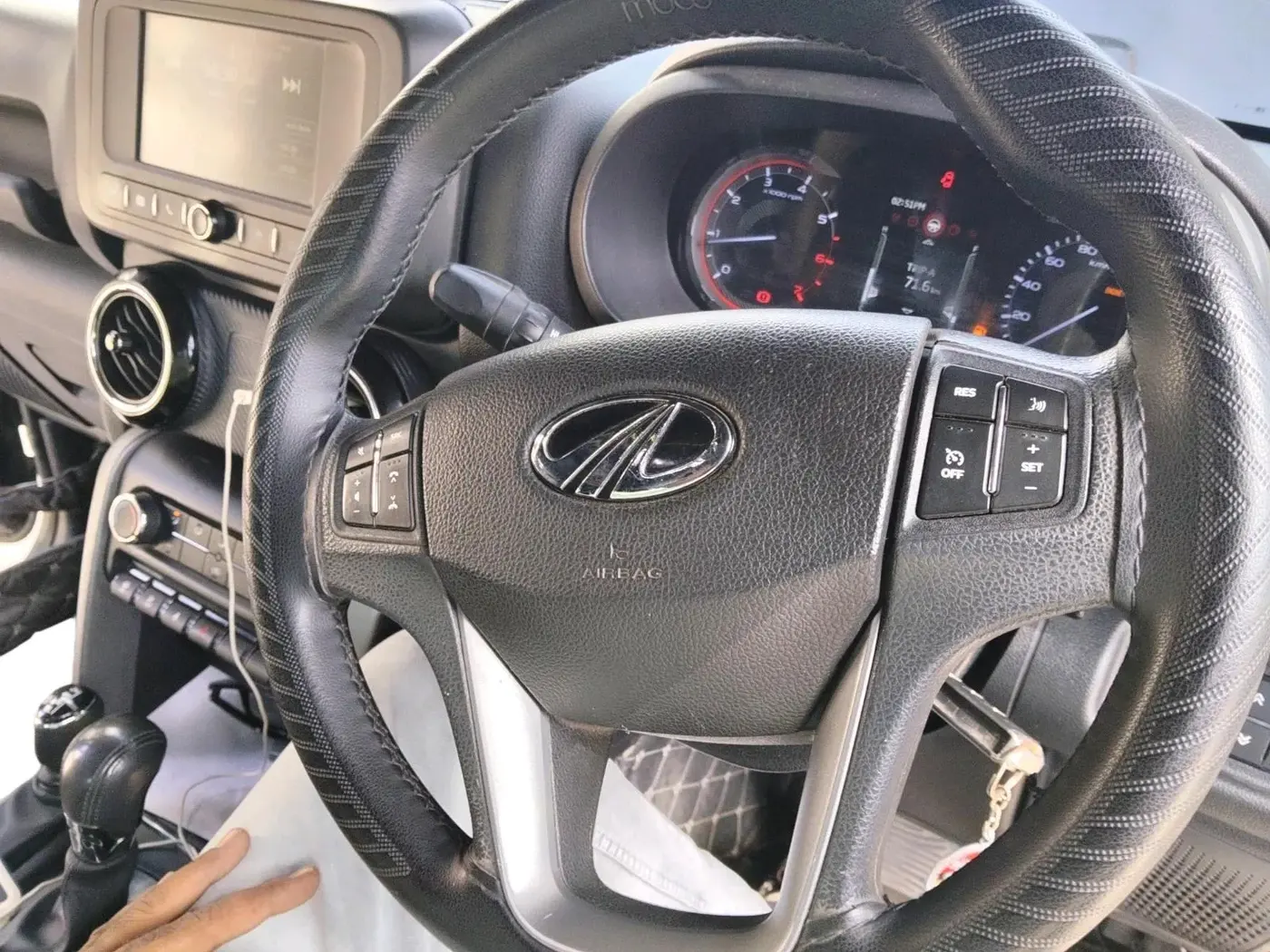 2021 Mahindra Thar LX PETROL HT 4WD AT, Petrol, Automatic, 67,280 km, interior