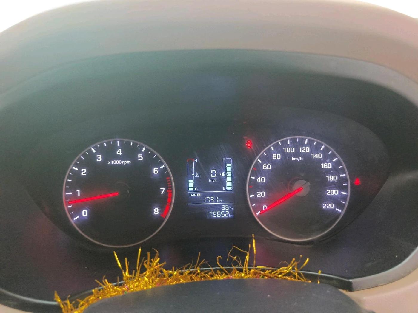 2020 Hyundai Elite i20 SPORTZ PLUS 1.2, CNG, Manual, 1,75,652 km, interior
