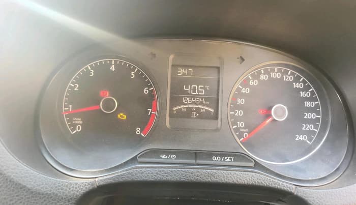 2017 Volkswagen Polo TRENDLINE 1.2L PETROL, CNG, Manual, 1,26,434 km, interior