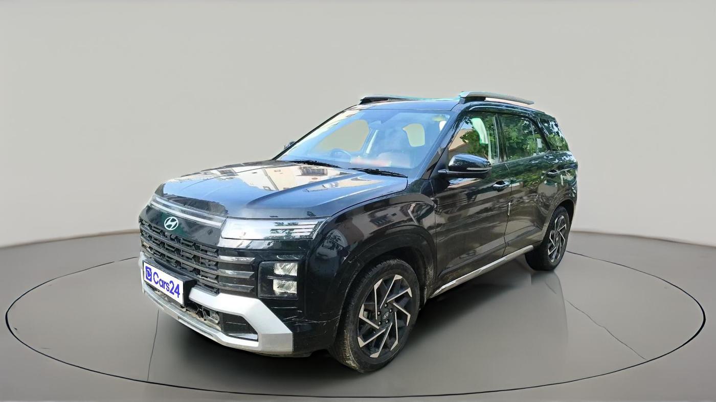 2025 Hyundai ALCAZAR Signature 7 STR 1.5 Turbo GDi Petrol DCT, Petrol, Automatic, 8,088 km, exterior