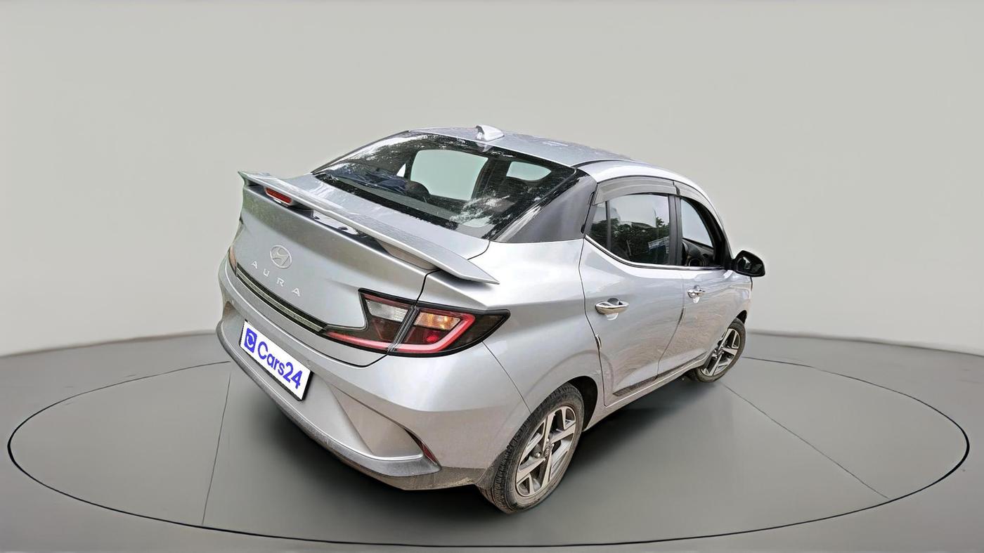 2024 Hyundai AURA SX 1.2 CNG, CNG, Manual, 24,568 km, exterior