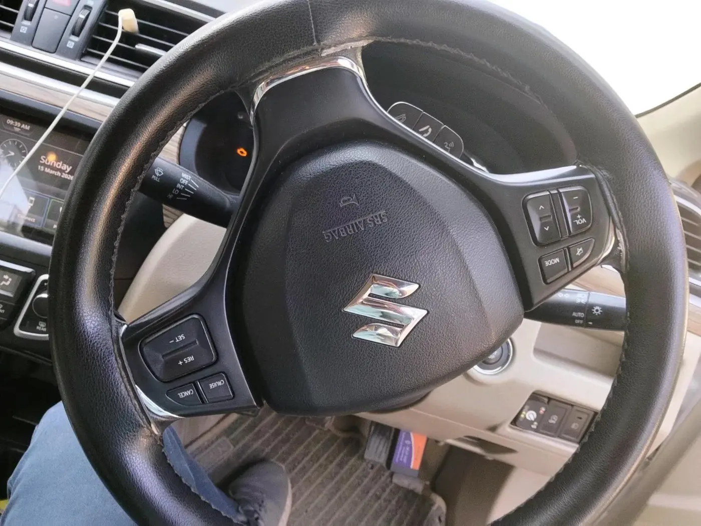 2022 Maruti Ciaz ZETA 1.5 SHVS MT PETROL, CNG, Manual, 1,10,266 km, interior