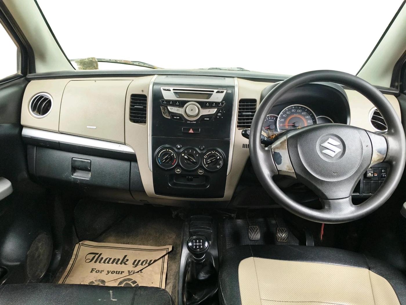 2014 Maruti Wagon R 1.0 VXI, CNG, Manual, 1,29,792 km, interior