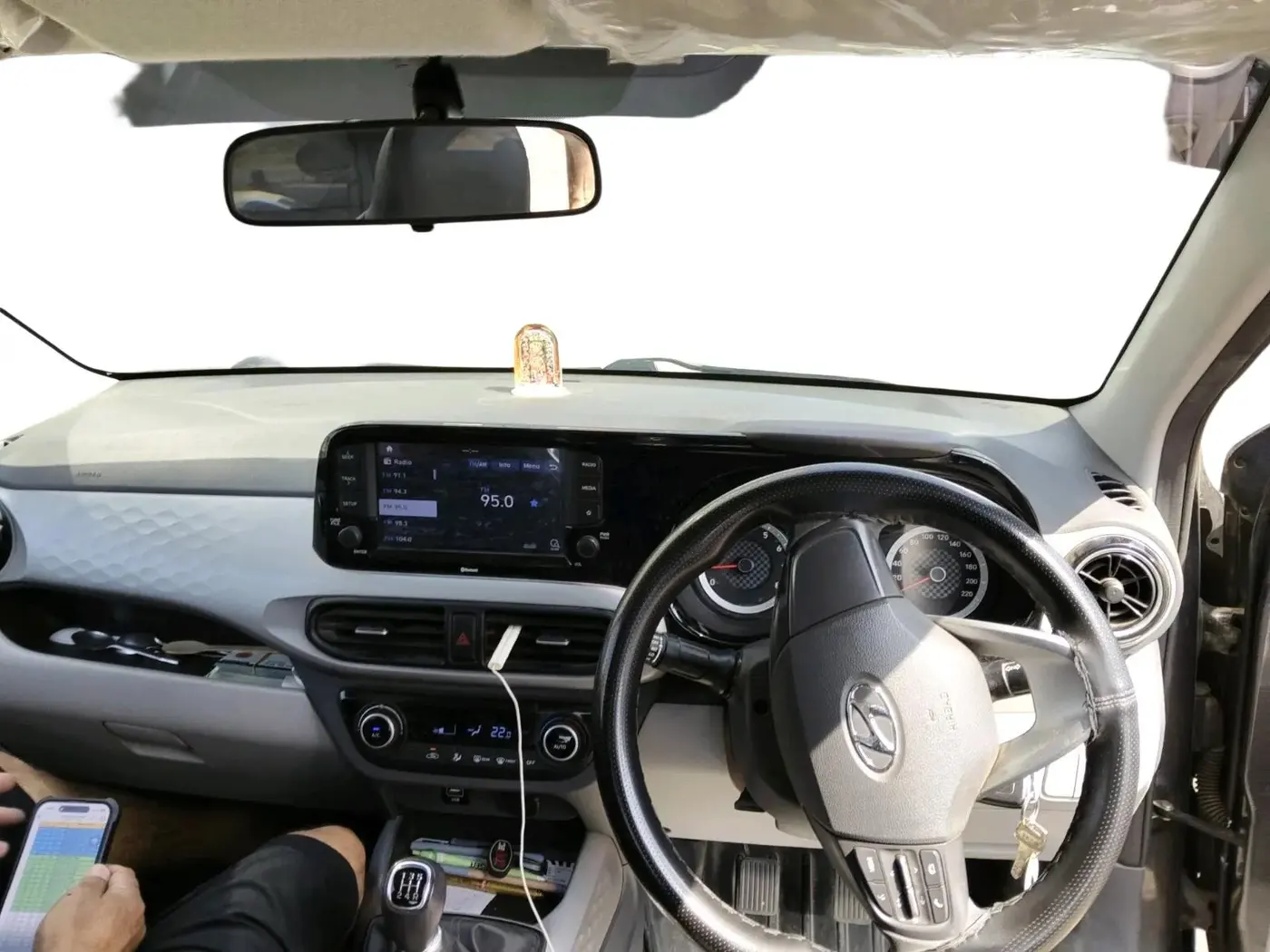 2022 Hyundai GRAND I10 NIOS SPORTZ 1.2 KAPPA VTVT CNG, CNG, Manual, 87,996 km, interior
