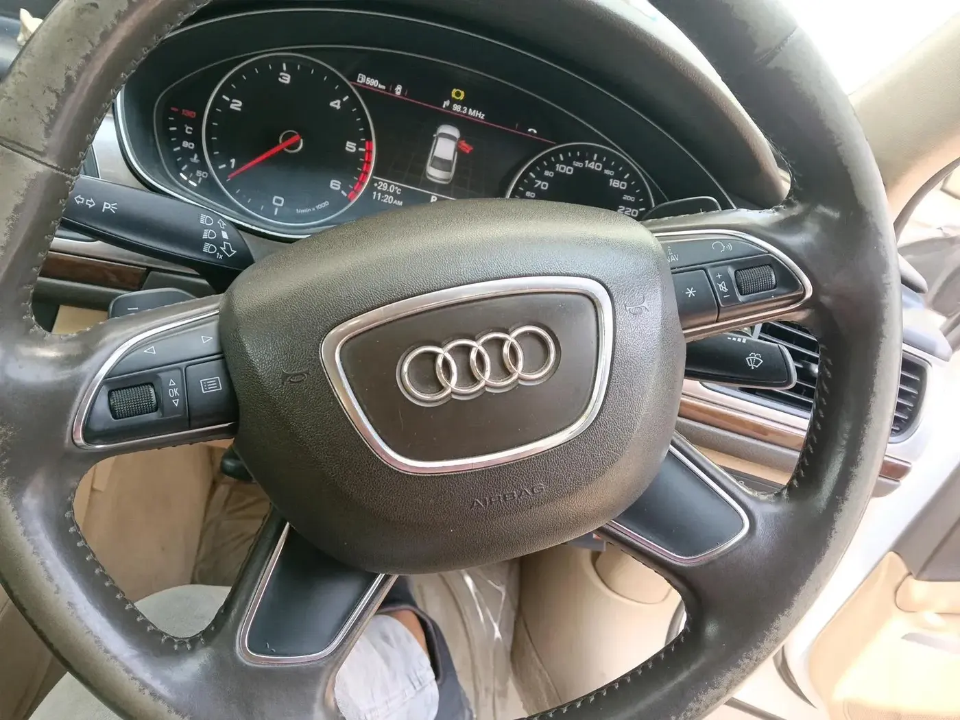 2012 Audi A6 2.0 TDI PREMIUM, Diesel, Automatic, 1,27,800 km, interior