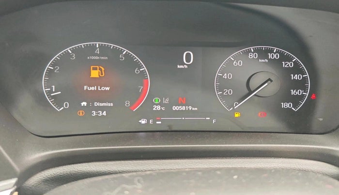 2025 Honda Amaze ZX 1.2 Petrol CVT, Petrol, Automatic, 5,819 km, interior