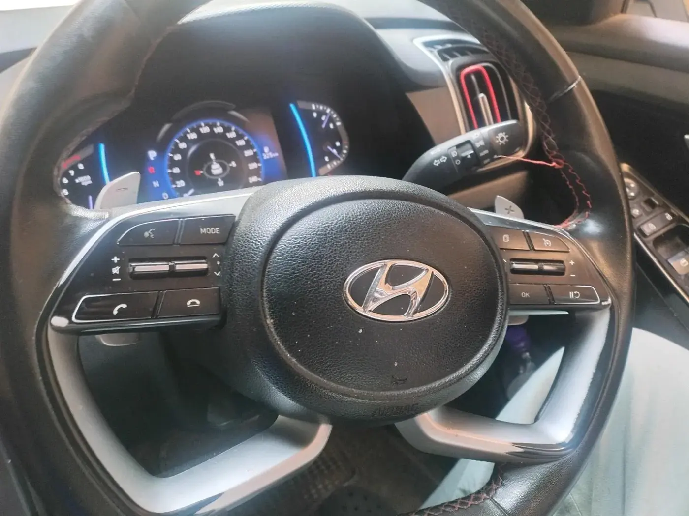 2020 Hyundai Creta SX 1.4 TURBO DCT, Petrol, Automatic, 66,981 km, interior