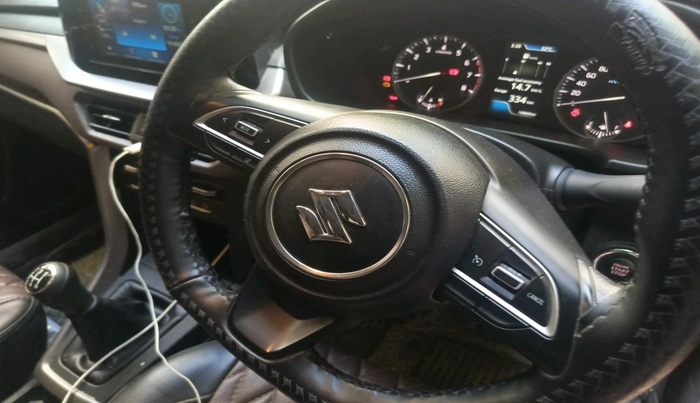 2023 Maruti BREZZA ZXI SMART HYBRID , Petrol, Manual, 19,889 km, interior