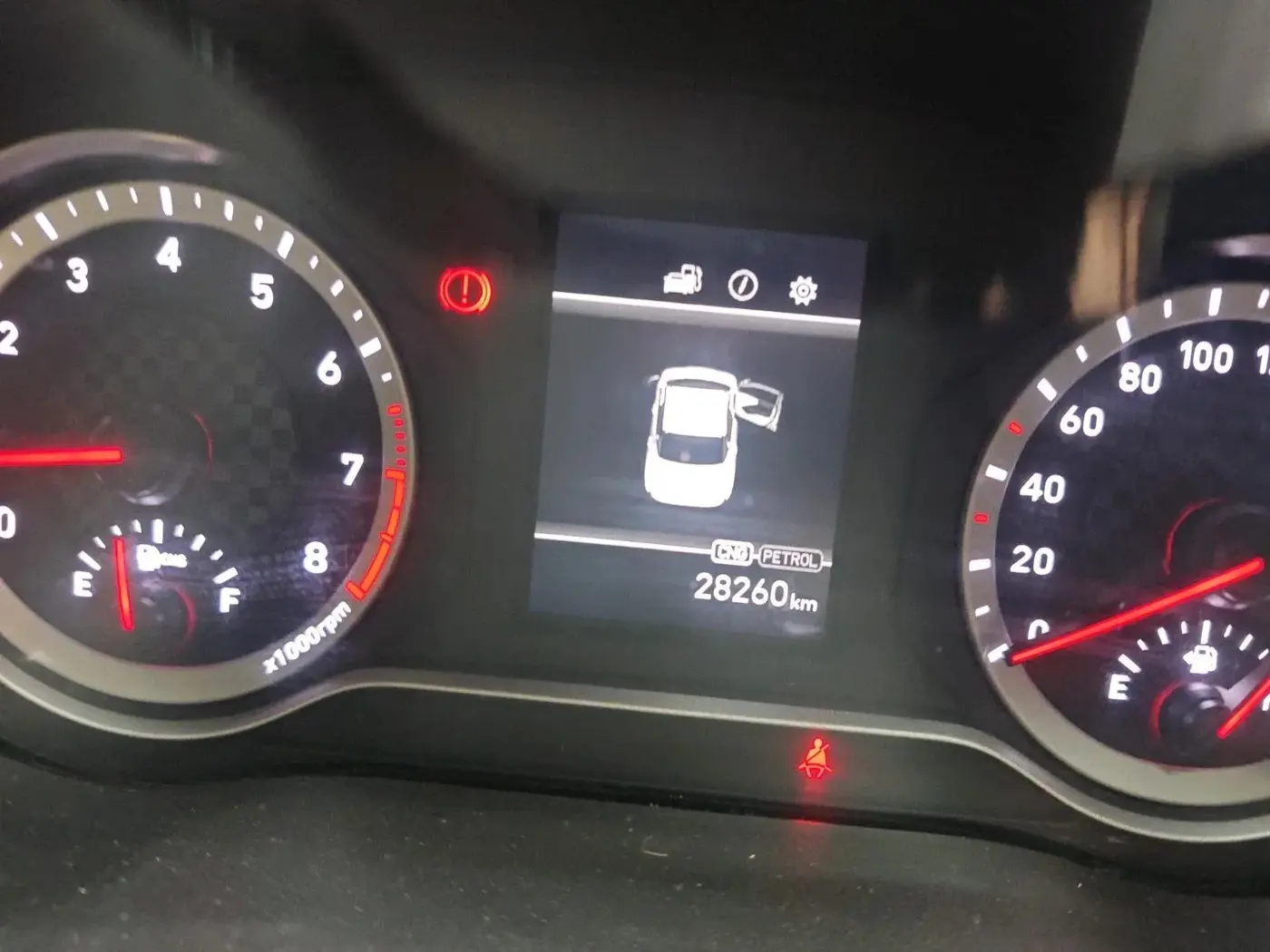 2024 Hyundai AURA SX 1.2 CNG, CNG, Manual, 28,260 km, interior