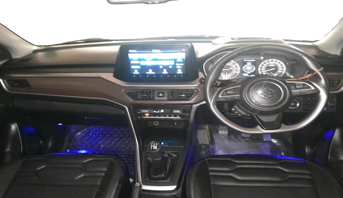 2024 Maruti BREZZA ZXI + SMART HYBRID, Petrol, Manual, 5,322 km, interior